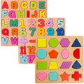 Wooden ABC Alphabet Puzzle for Kids 1–3 Years | Educational Learning Toy